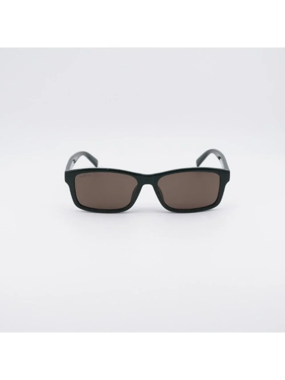 Gucci GG1986SA 003 Sunglasses Green Rectangle Frame, Brown Lenses